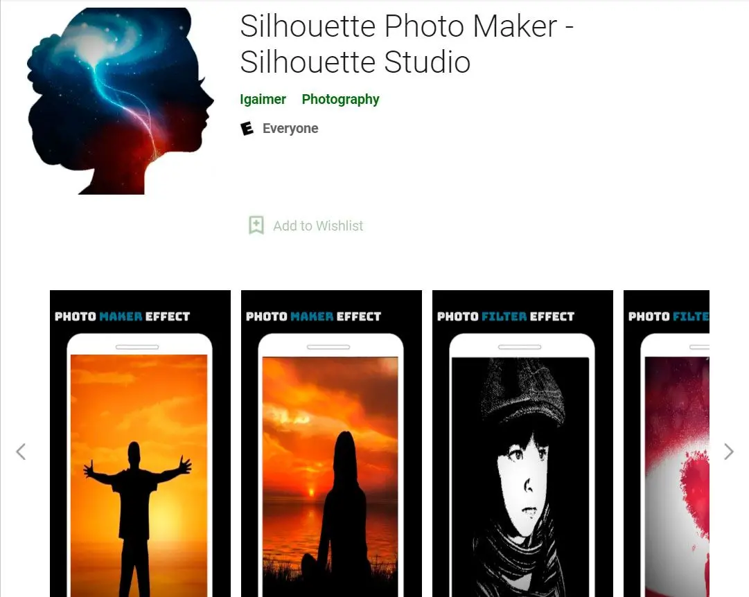 Silhouette Photo Maker..