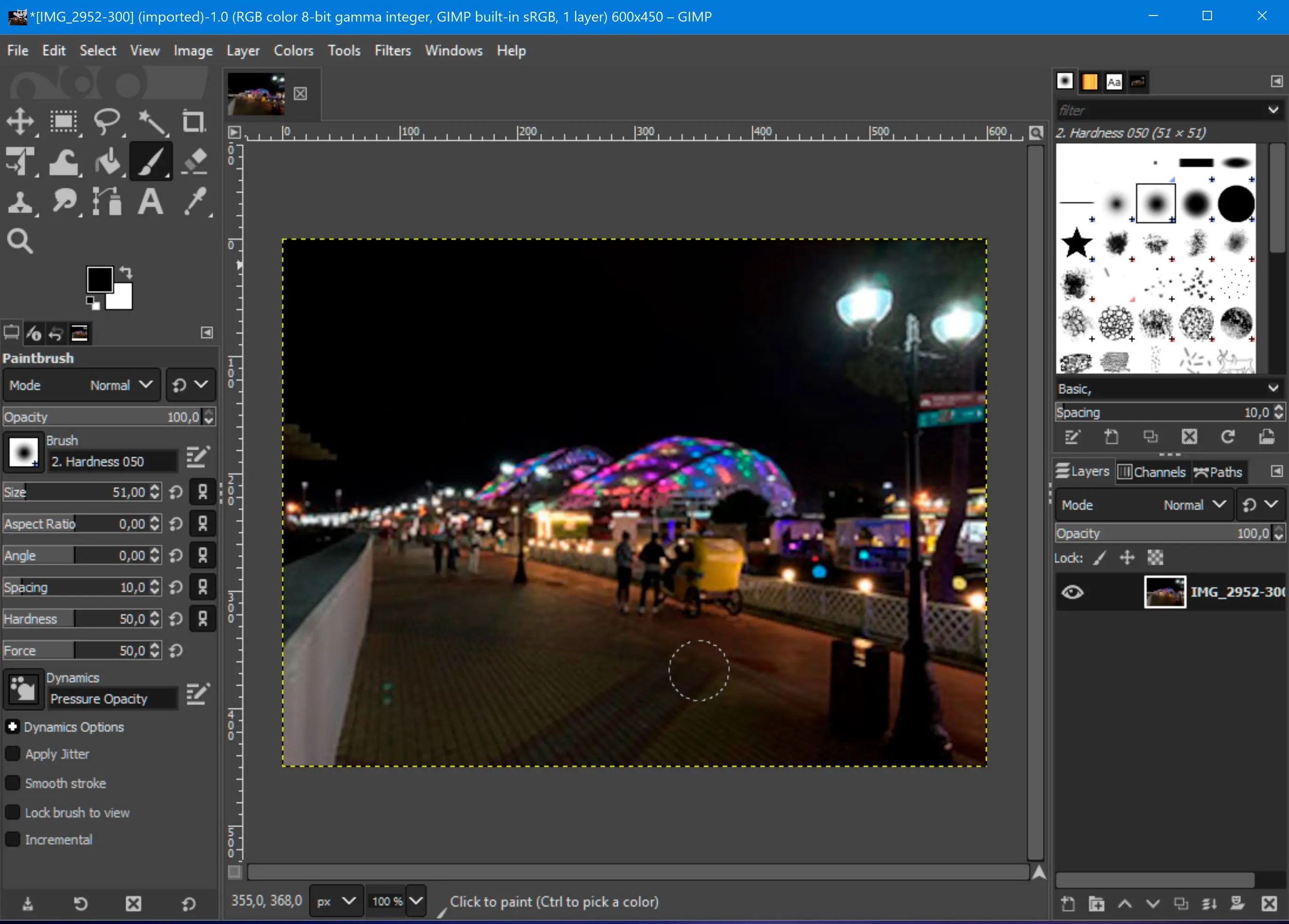Gimp result..