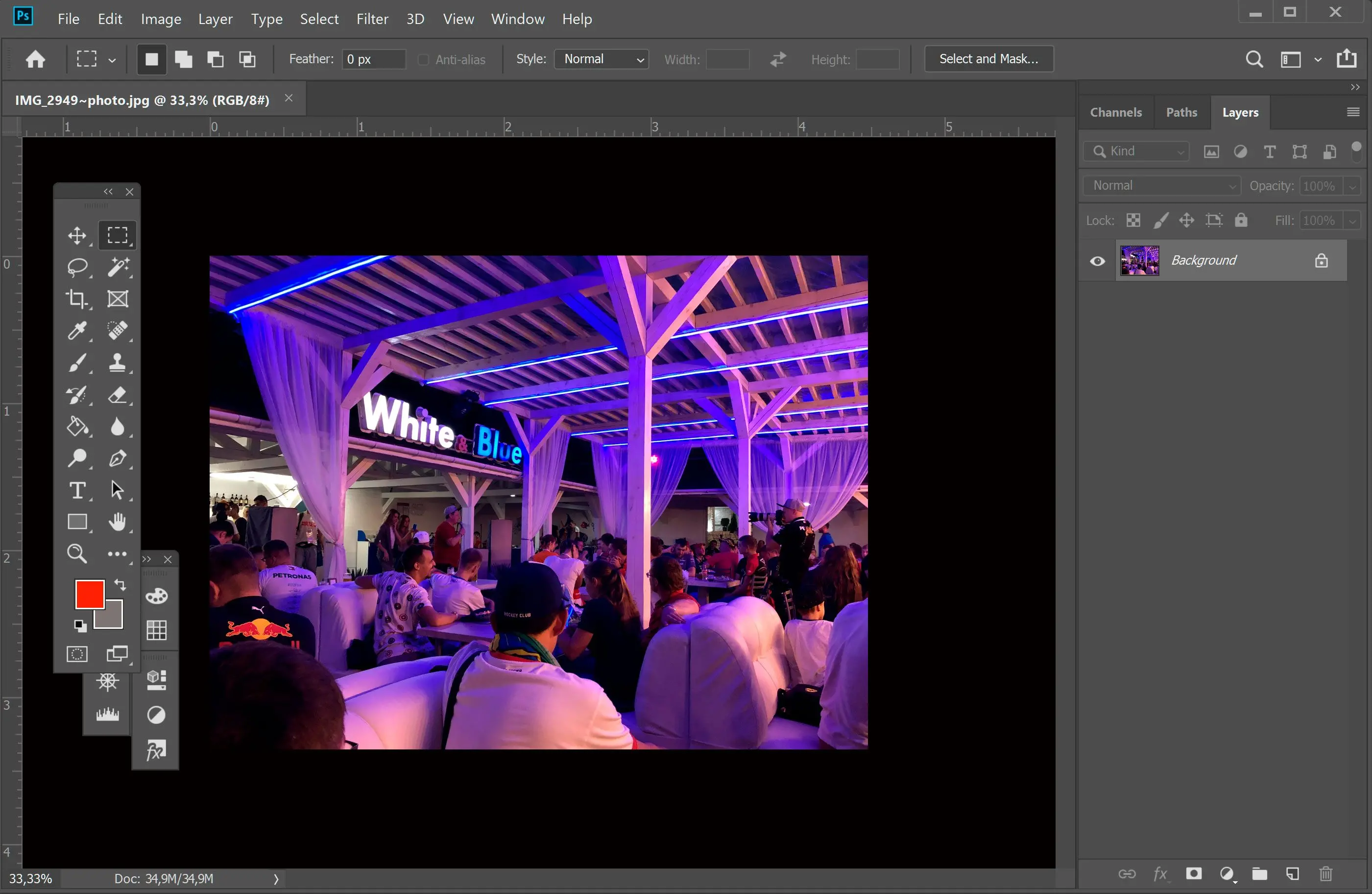 Открыть Photoshop..