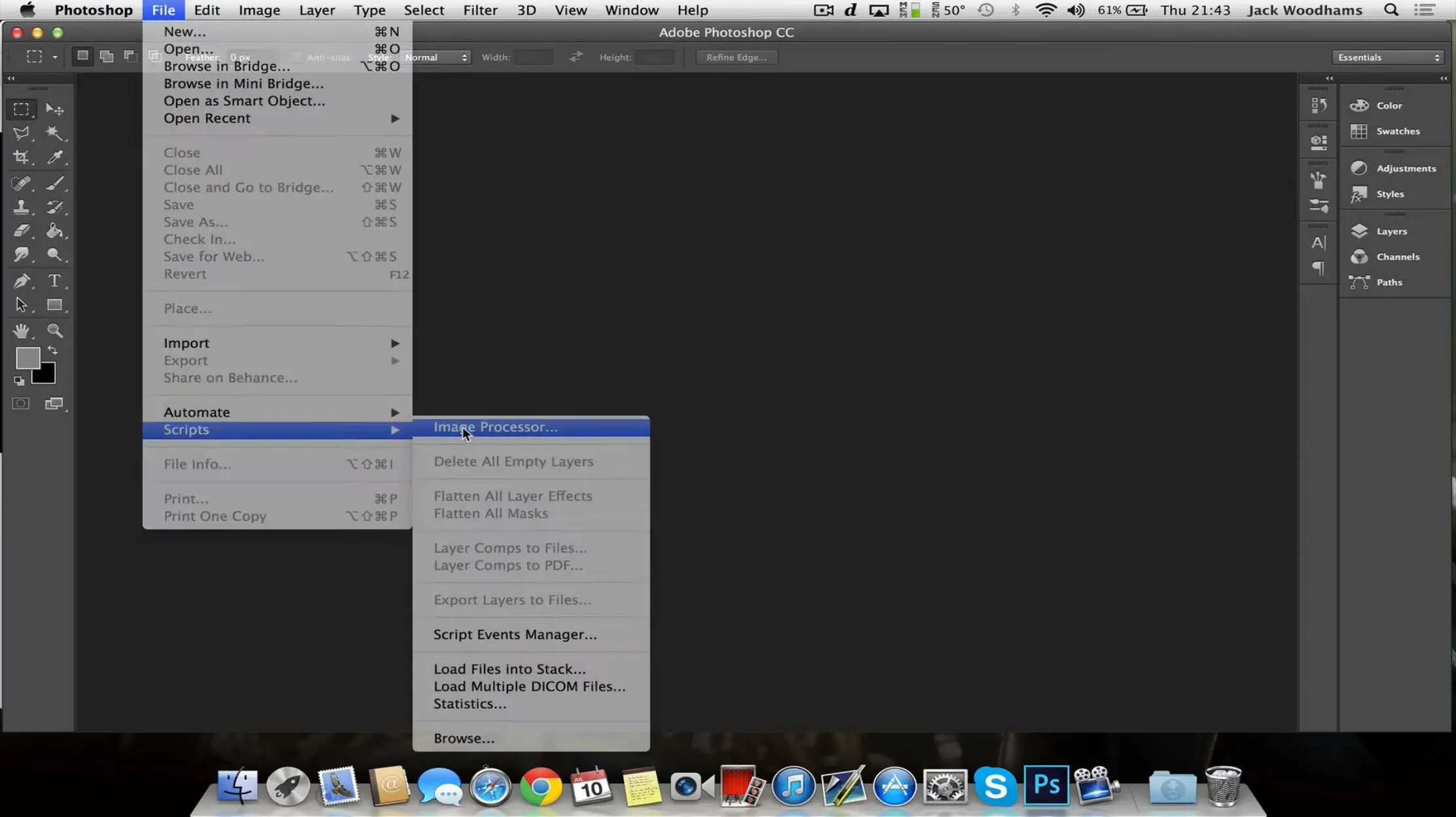 Click file..