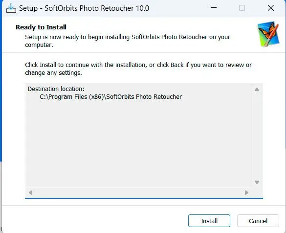 Загрузка и установка SoftOrbits convert image to 4k resolution app..