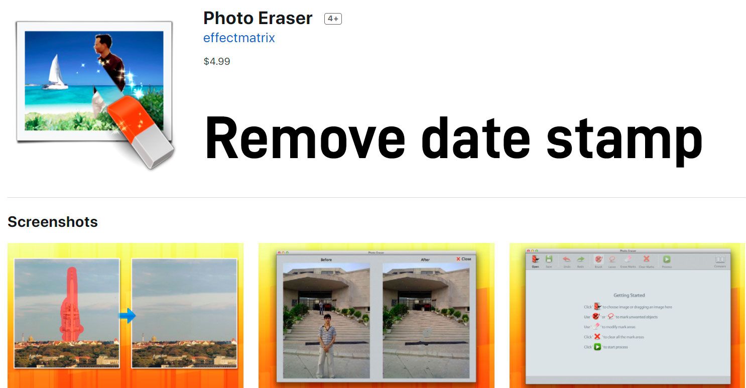 Photo Eraser для Mac..