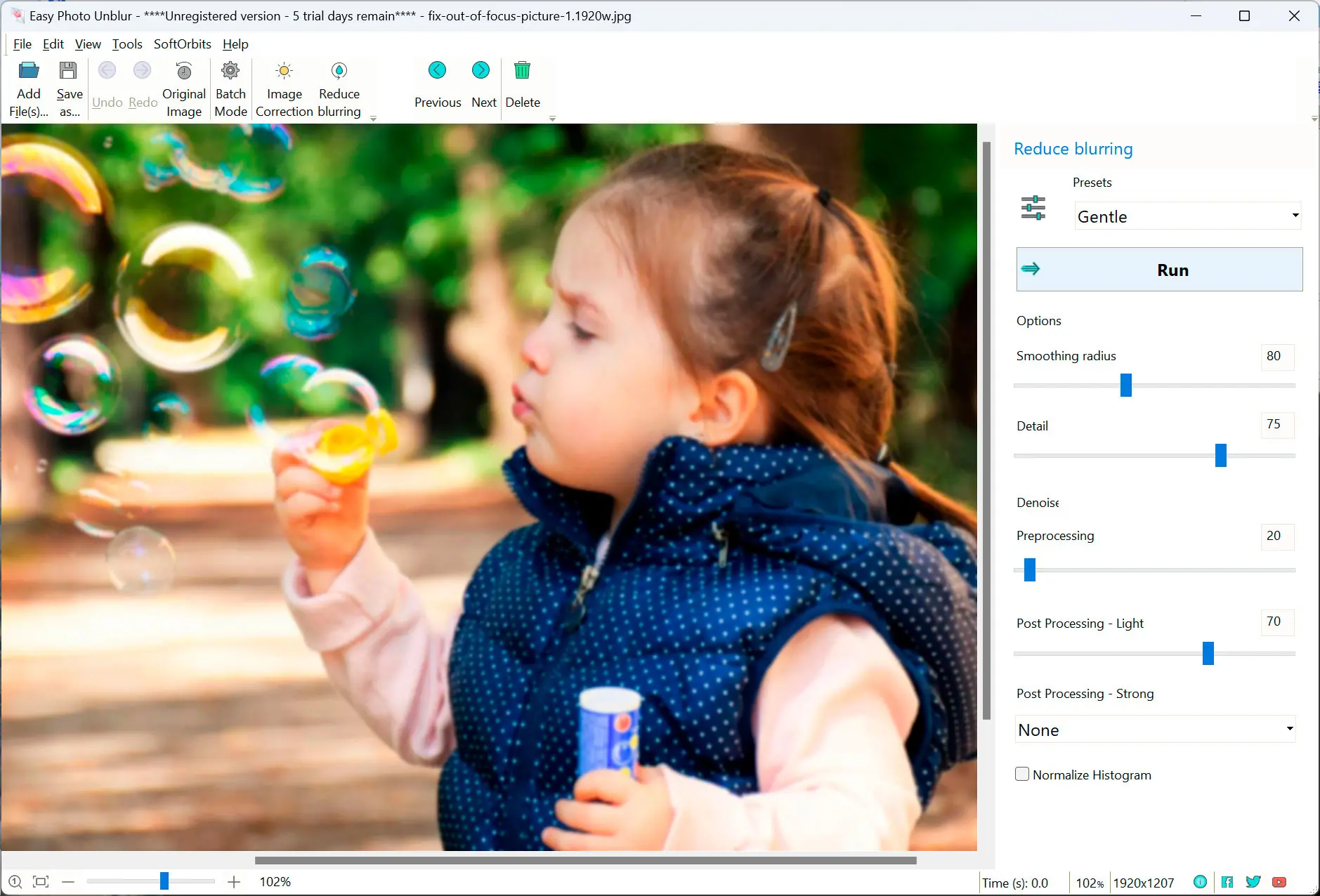 Easy Photo Unblur Снимок экрана.