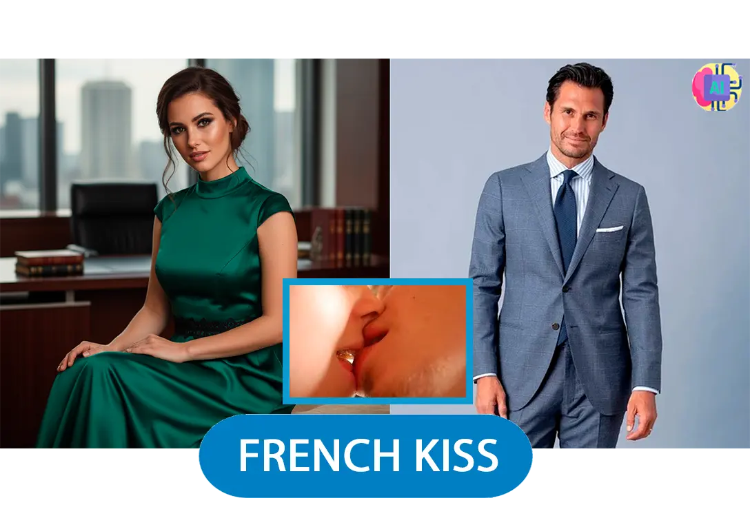 Выберите стиль поцелуя.