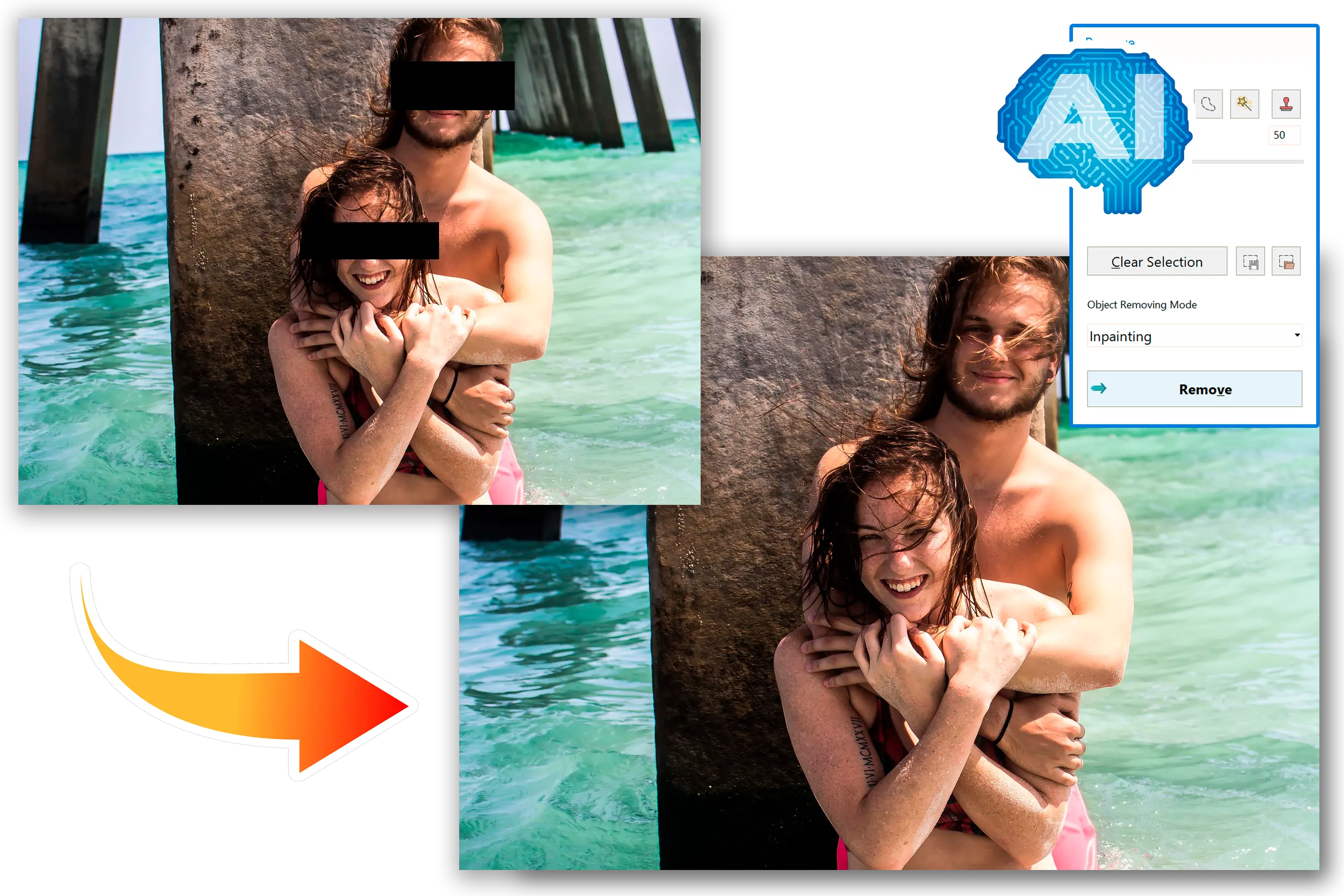 Удаление затемнения с фотографий и скриншотов.