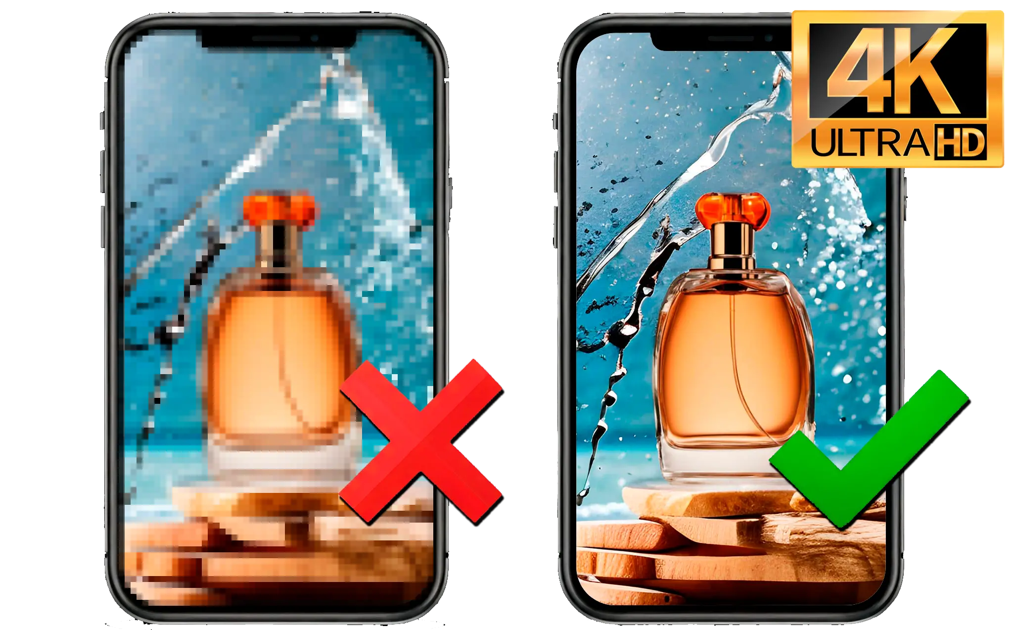 Вывод в высоком разрешении.