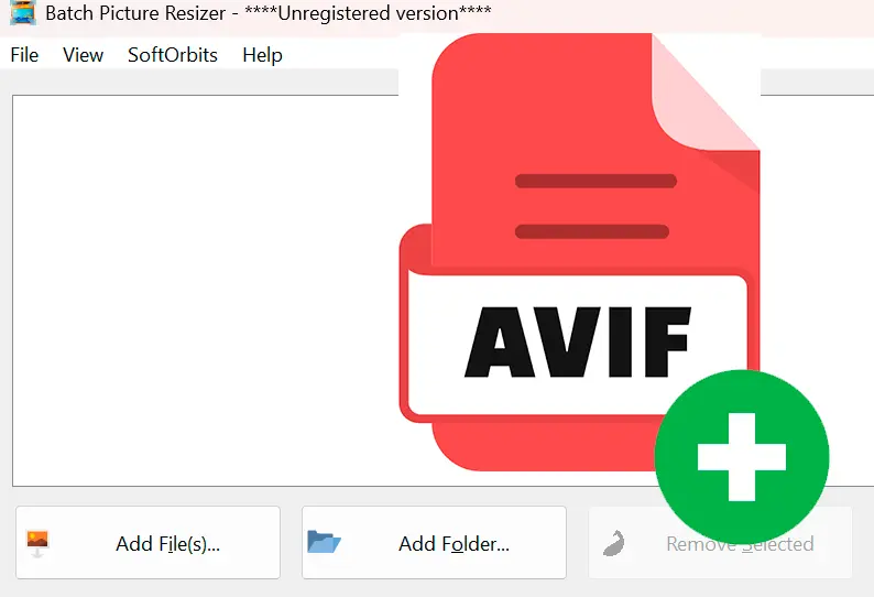 Добавьте файлы AVIF.