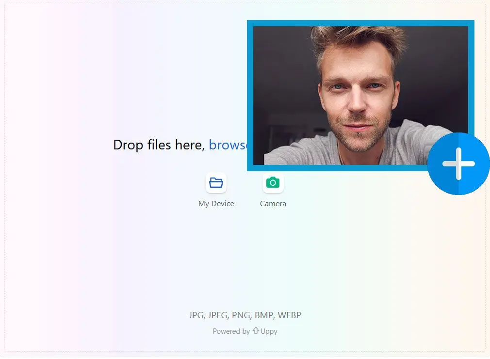 Загрузите Ваше Селфи.