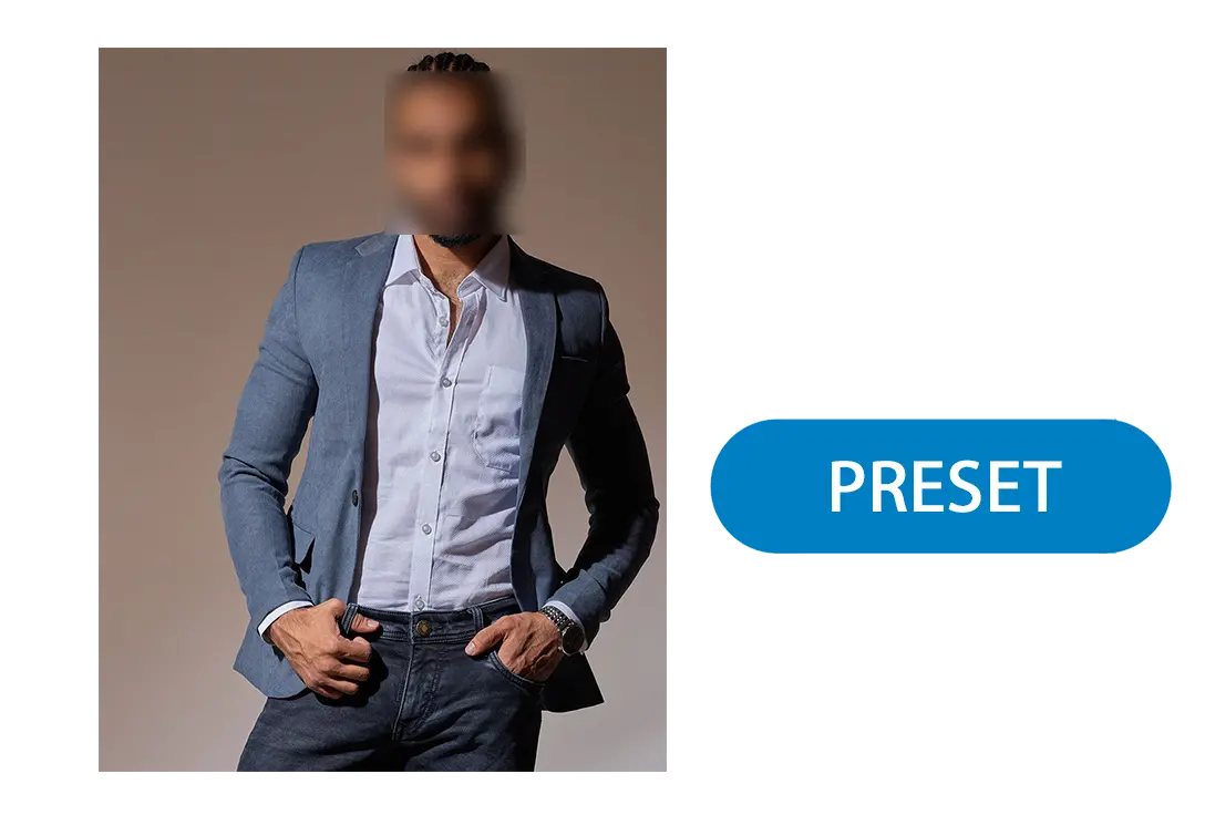 Загрузить целевую одежду.