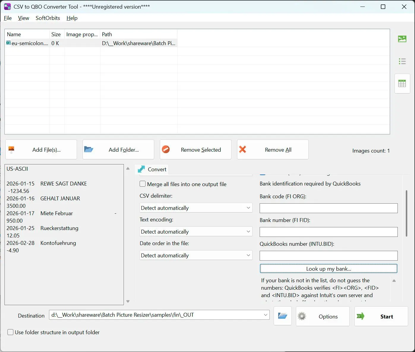 CSV to PDF Converter Скриншот.