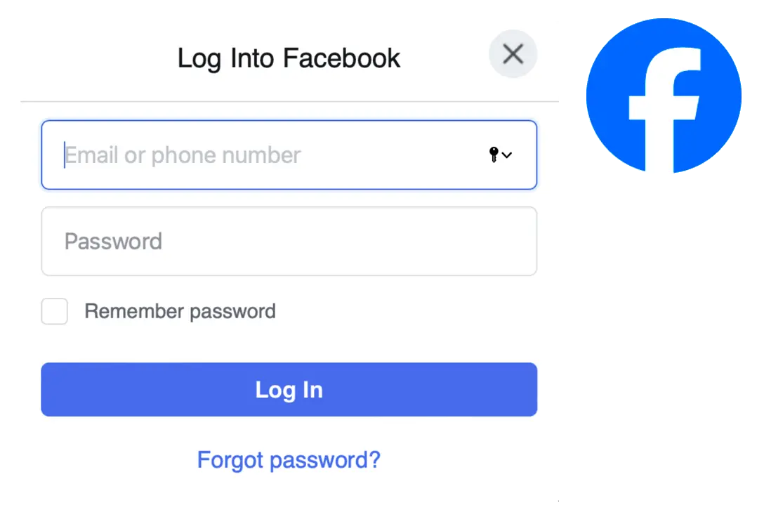Войдите в Facebook.