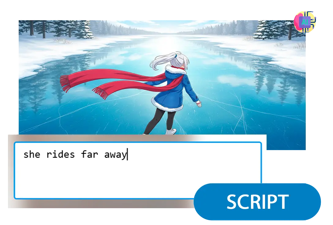 Введите скрипт анимации.