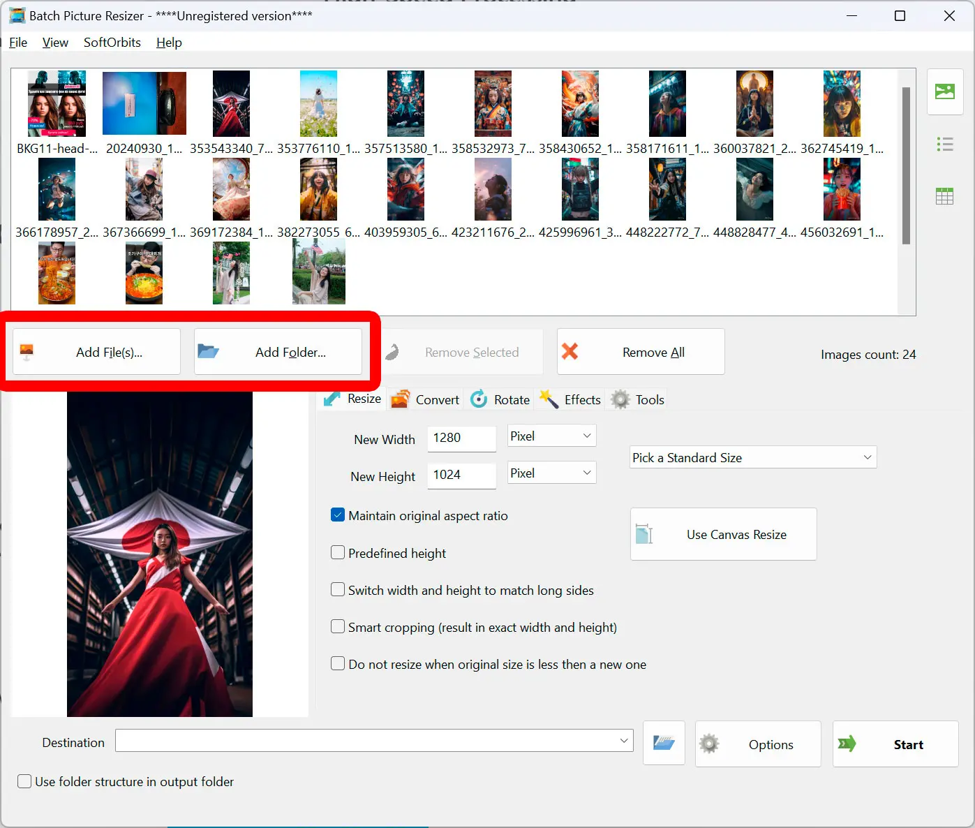 Добавить фотографии.