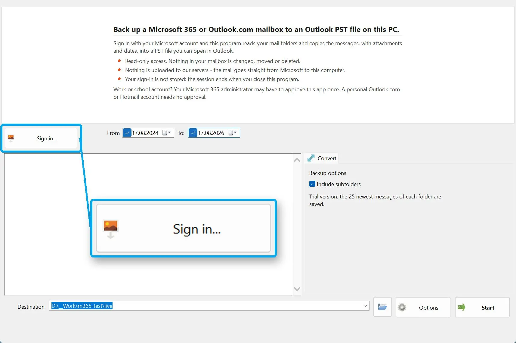 Войти с Microsoft.