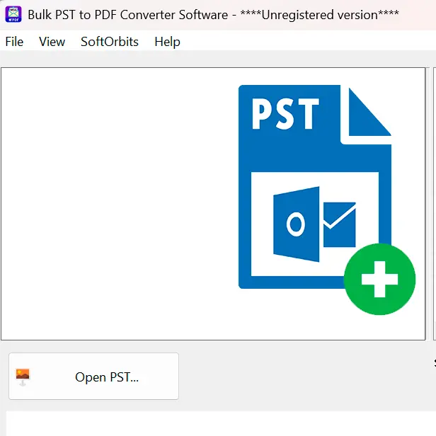 Откройте файл PST.