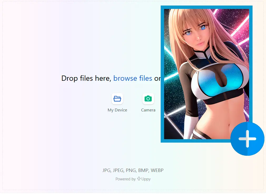 Загрузите целевое видео.