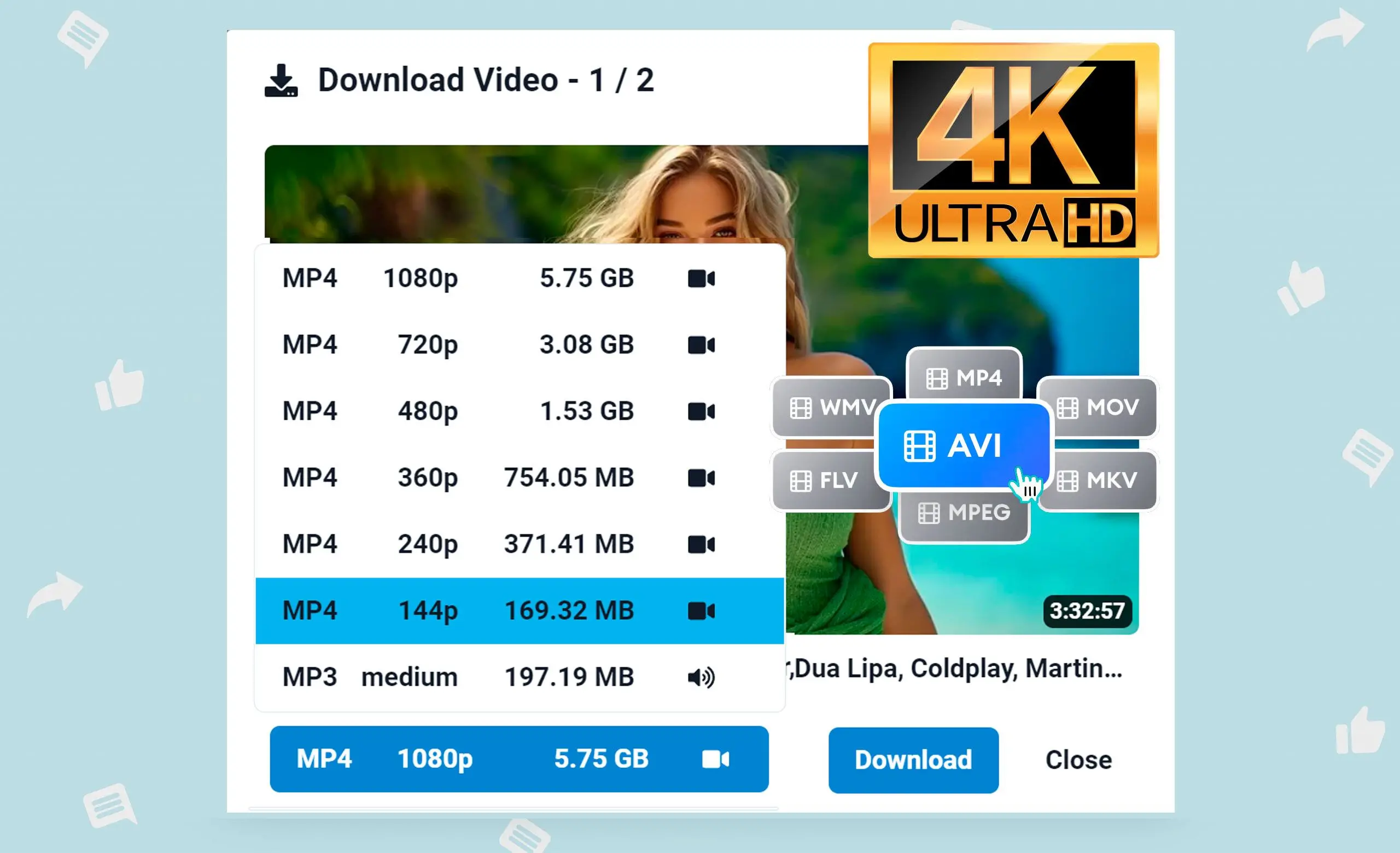 Быстрая конвертация видео Vimeo в MP3 аудио.