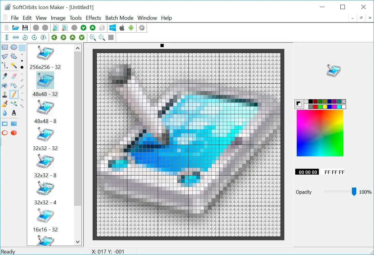 SoftOrbits Icon Maker Снимок экрана.